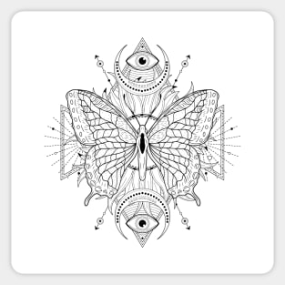 Swallowtail Butterfly | Sacred Geometry Sticker